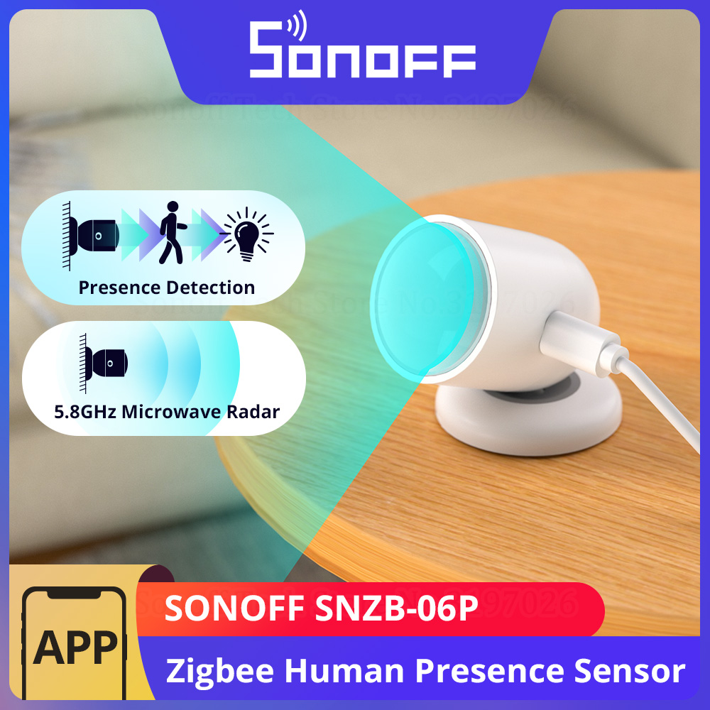 Sonoff Basic - SONOFF SNZB-06P زيجبي مستشعر الوجود البشري