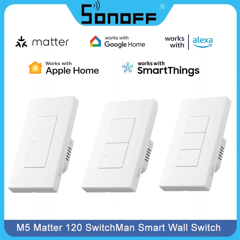 Sonoff - SONOFF M5 Matter مفتاح الجدار الذكي