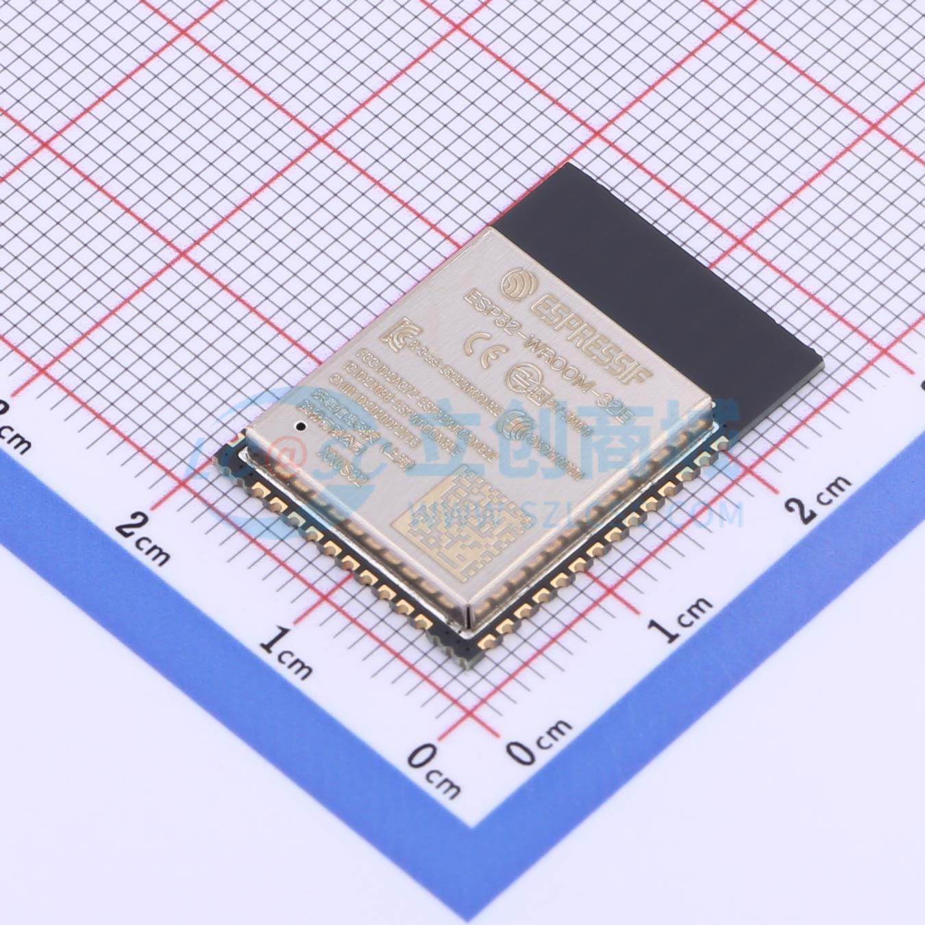 Smart Home Module Iot - 4 قطع ESP32-WROOM-32E-H4 SMD 25.5x18mm ESP32-DOWD-V3