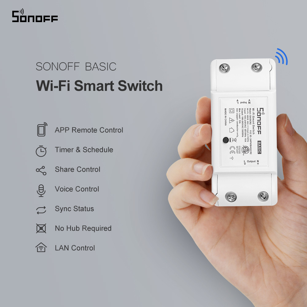 Itead SONOFF Basic R2 Mini DIY - مراجعة Sonoff Basic وسعره