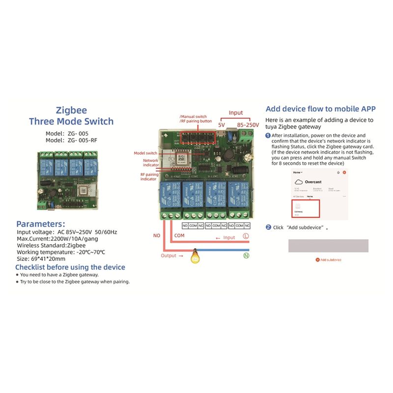 [NEWA08R] وحدة مفتاح ذكي لاسلك - مراجعة Smart Relay Tuya وسعره