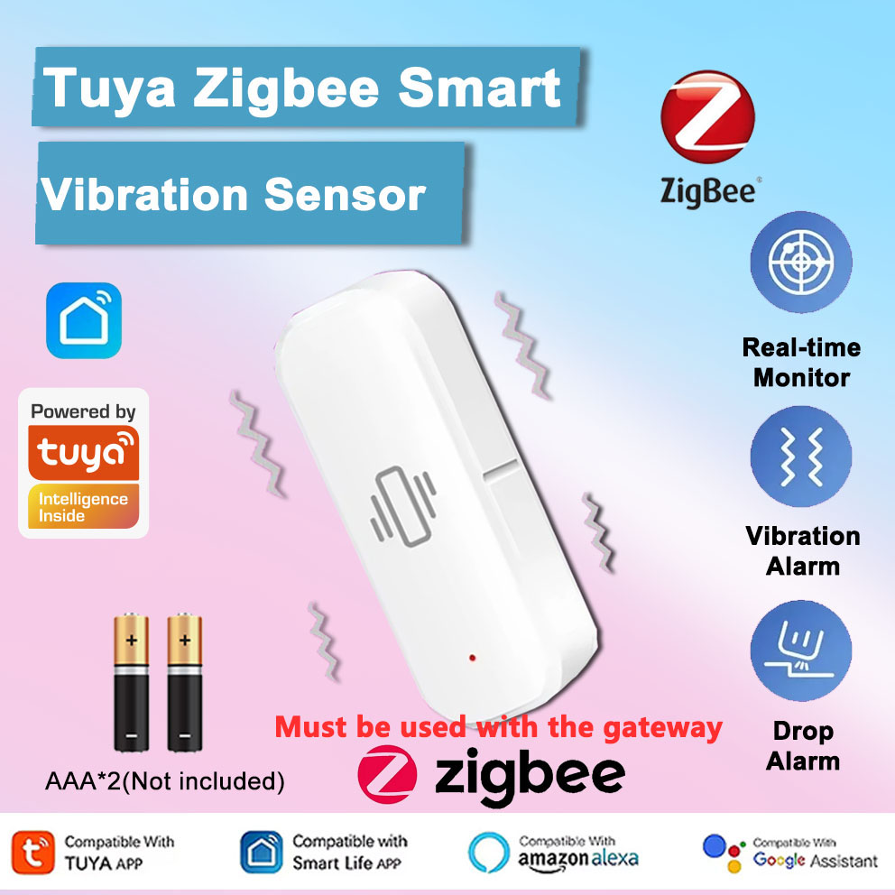 تويا زيجبي مستشعر الاهتزاز الذ - مراجعة Home Assistant Tuya وسعره