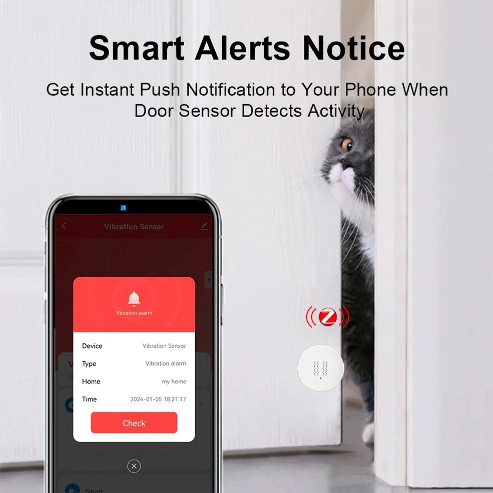 جهاز استشعار الاهتزاز والإمالة - مراجعة Home Assistant Tuya وسعره