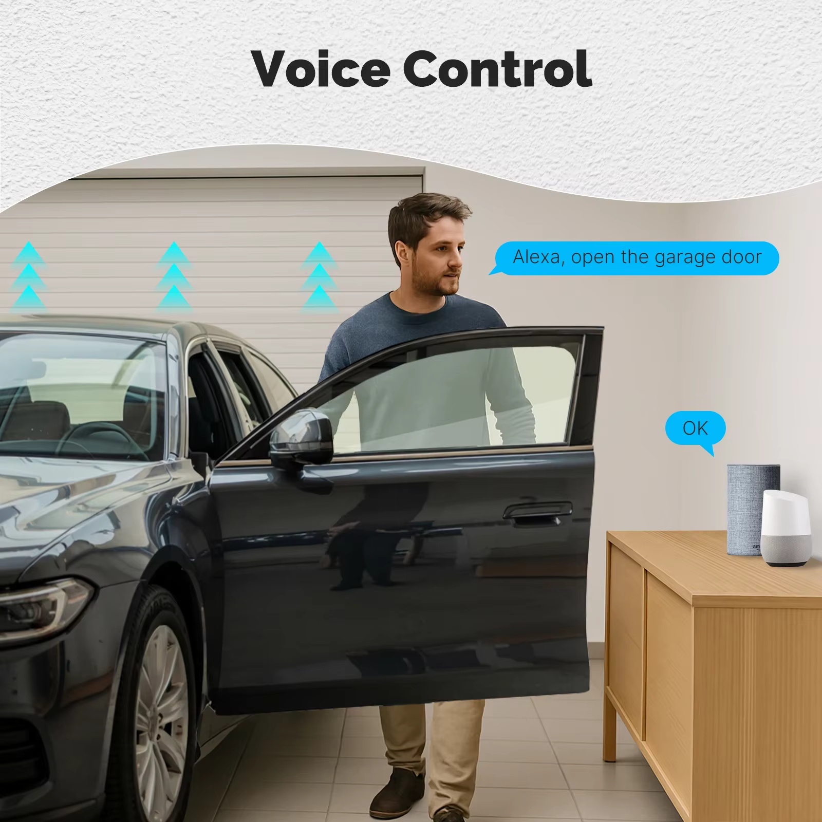 وحدة تحكم باب المرآب من MOES ب - مراجعة Home Assistant Tuya وسعره