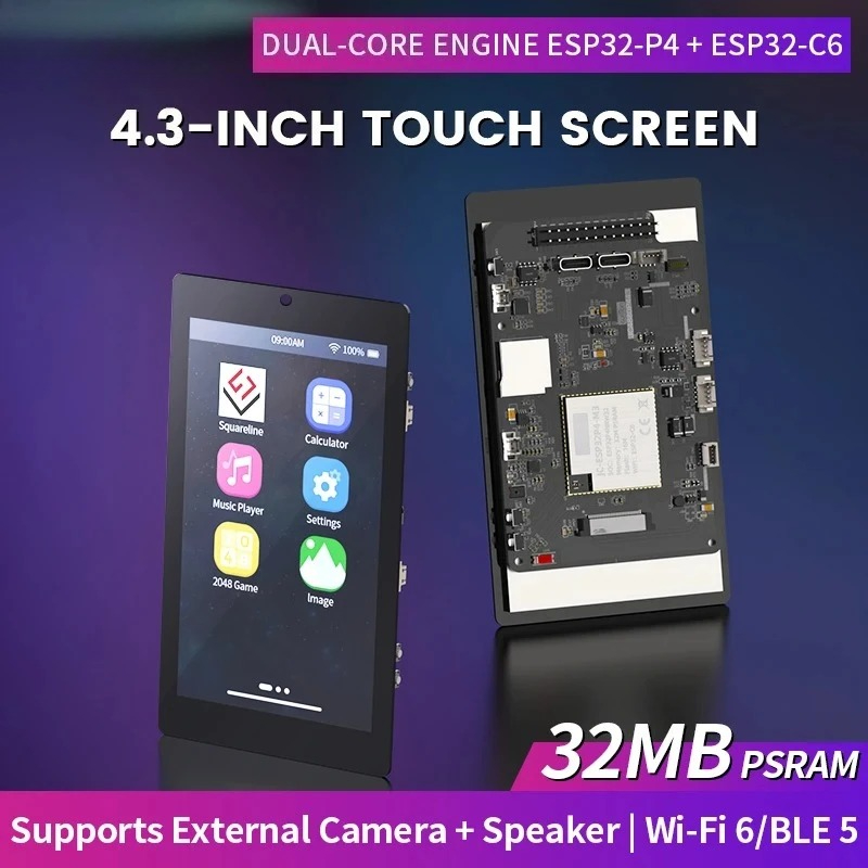 شاشة لمس سعوية IPS مقاس 4.3 بو - مراجعة Smart Home Module Iot وسعره