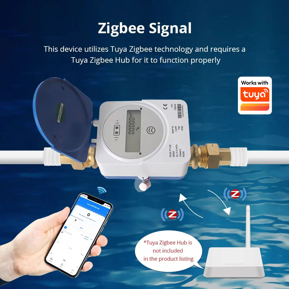 عداد مياه ذكي بالموجات فوق الص - مراجعة Home Assistant Tuya وسعره